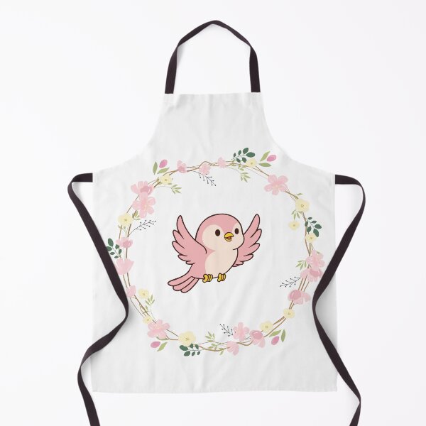 Item preview, Pink Floral Wreath with a Charming Pink Bird designed and sold by Mona Artistry.