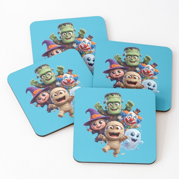 Item preview, Cute Halloween Monsters Squad Spooky Cartoon Characters designed and sold by BrainConstip.