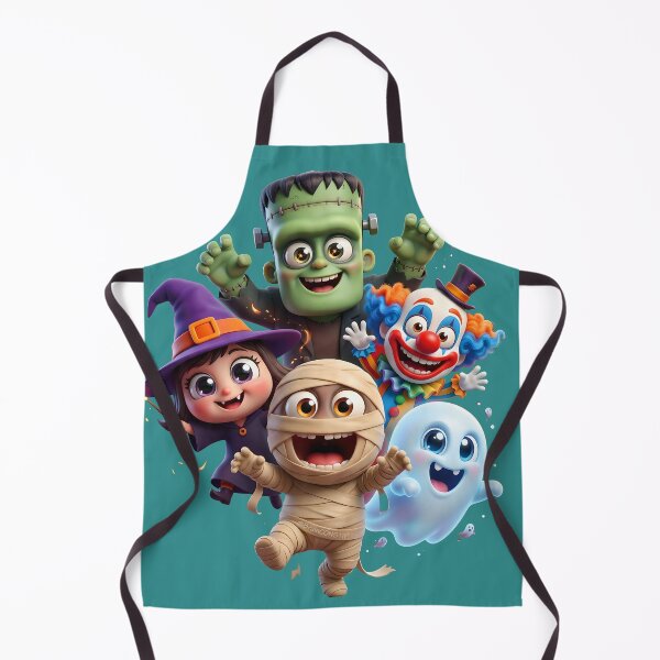 Item preview, Cute Halloween Monsters Squad Spooky Cartoon Characters designed and sold by BrainConstip.