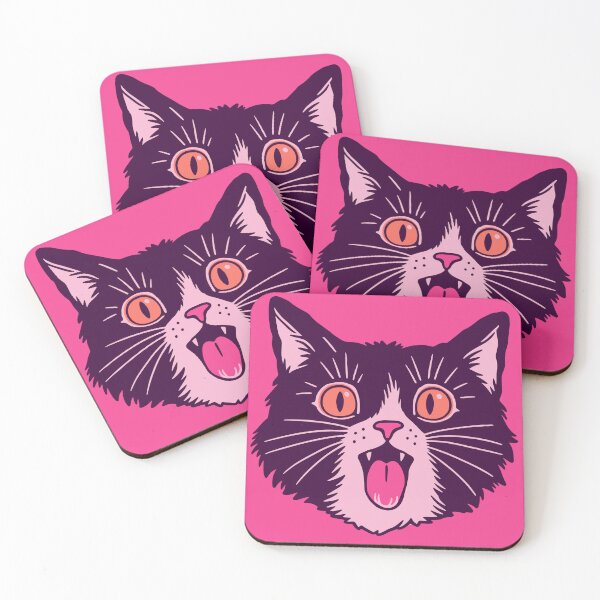 Item preview, Funny Screaming Tuxedo Cat designed and sold by Doodlywood.