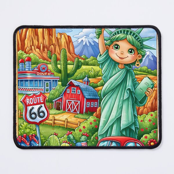 Item preview, Colorful Americana with Statue of Liberty Vibe designed and sold by Artessie.