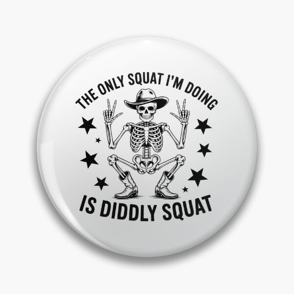 Item preview, Skeleton Cowboy Diddly Squat Funny Workout Fitness designed and sold by GiaoCalonas.
