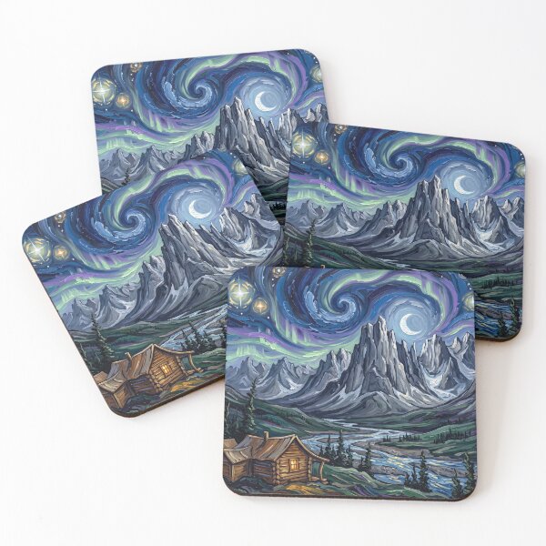 Item preview, Gates Of The Arctic Starry Night designed and sold by Bad-Decisions-Designs.