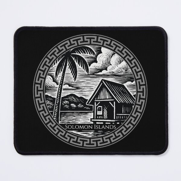 Item preview, Solomon Islands Vintage Woodcut Art designed and sold by Thistle-TShop.