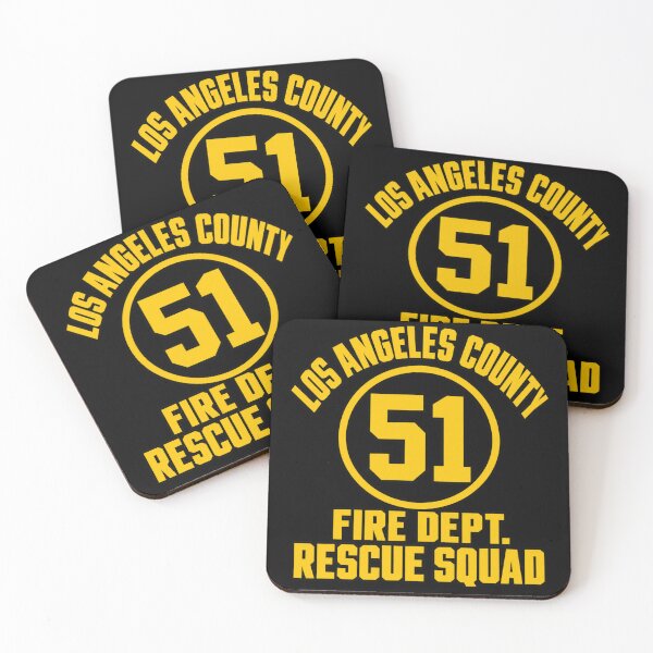 Item preview, Los Angeles County 51 Fire Department Rescue Squad Paramedic designed and sold by Trendably.