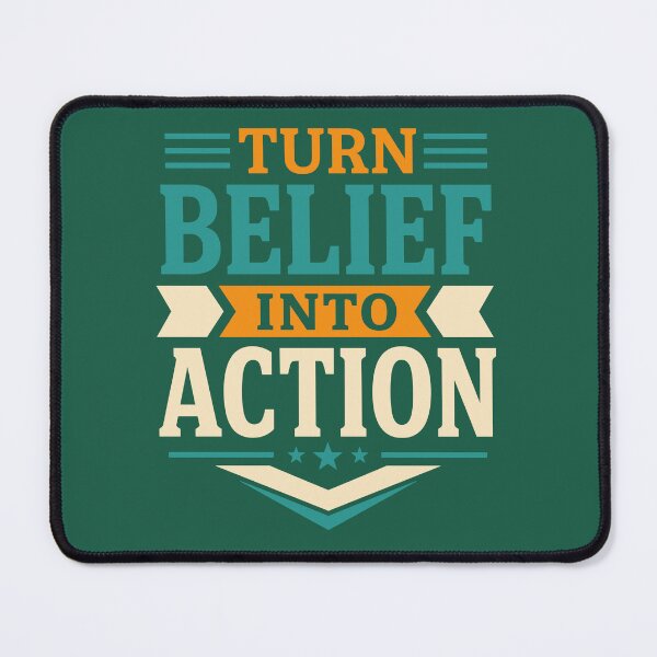 Item preview, Turn Belief Into Action designed and sold by rejowan-arts.