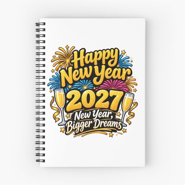 Item preview, Happy new year  2027 – Bigger Dreams  New Year Celebration designed and sold by HSE1.