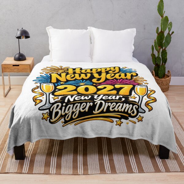 Item preview, Happy new year 2027 – Bigger Dreams New Year Celebration designed and sold by HSE1.