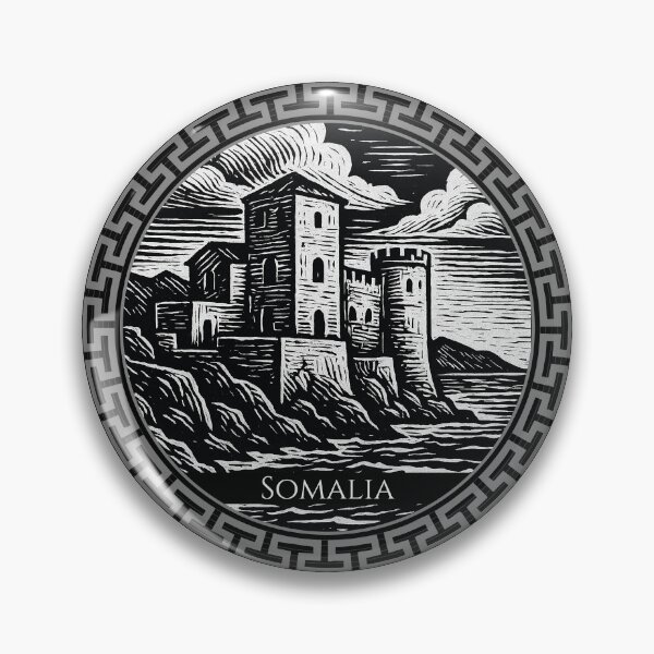 Item preview, Somalia Vintage Woodcut Art designed and sold by Thistle-TShop.