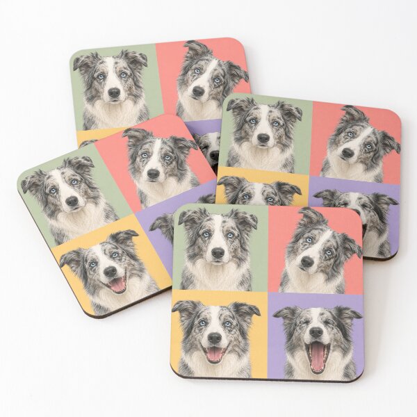 Artikelvorschau, Liebe zwischen einem Blue Merle Australian Shepherd entworfen und verkauft von pixiedustpaint.
