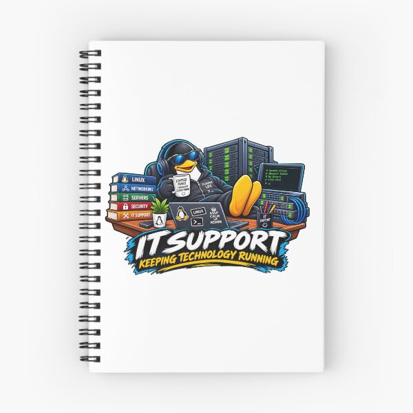 Artikelvorschau, Lustiger Sysadmin-IT-Support-Linux-Netzwerk-Humor entworfen und verkauft von TBillMAG — Retro Tech & IT Humor.