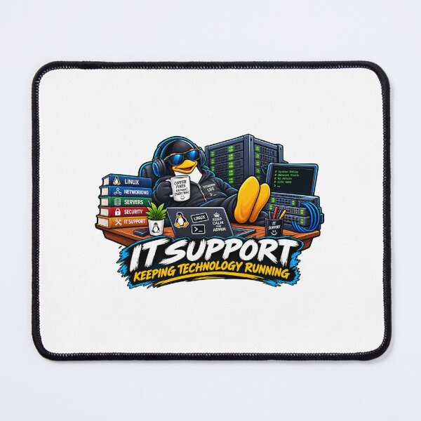 Item preview, Funny Sysadmin IT Support Linux Networking Humor designed and sold by TBillMAG — Retro Tech & IT Humor.