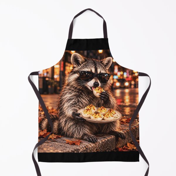Item preview, Deviled Eggs Raccoon Thanksgiving Food Lover designed and sold by VGAfanatic.