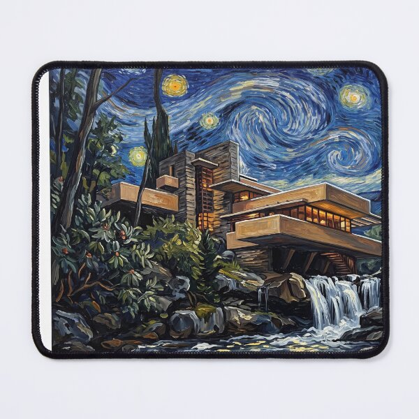 Item preview, Fallingwater Starry Night designed and sold by Bad-Decisions-Designs.