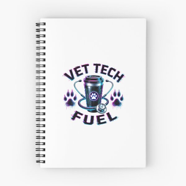 Item preview, Vet Tech Fuel Cyberpunk Glitch Veterinary Technician designed and sold by Créative touche .