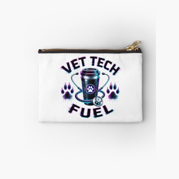 Item preview, Vet Tech Fuel Cyberpunk Glitch Veterinary Technician designed and sold by Créative touche .