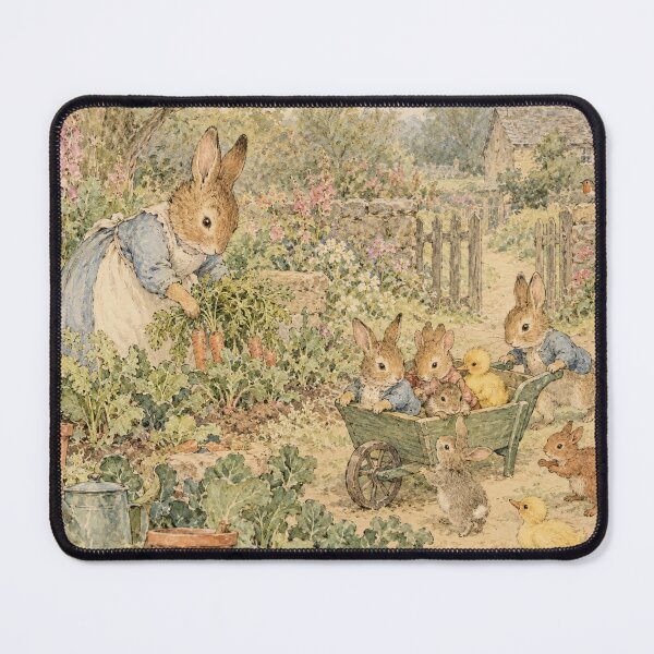 Item preview, Gardening Time Beatrix Potter Vintage Print  designed and sold by Blue  Robin.