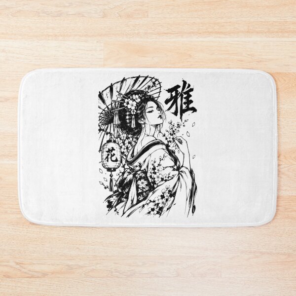 Item preview, Japanese Elegant Geisha Beneath Blossoms designed and sold by bapupa.