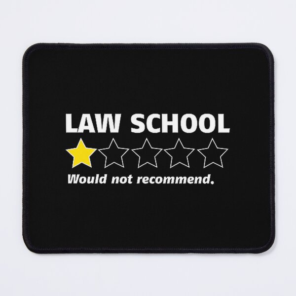 Item preview, Law School One Star Rating Funny Negative Review Design designed and sold by onceminimalism.