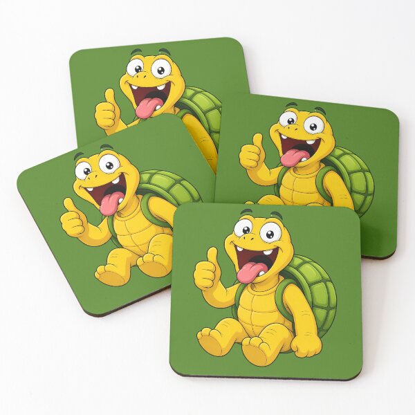Aperçu de l'œuvre Tortue effrontée, pouce levé et langue tirée créée et vendue par design-rebell.