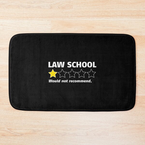Item preview, Law School One Star Rating Funny Negative Review Design designed and sold by onceminimalism.
