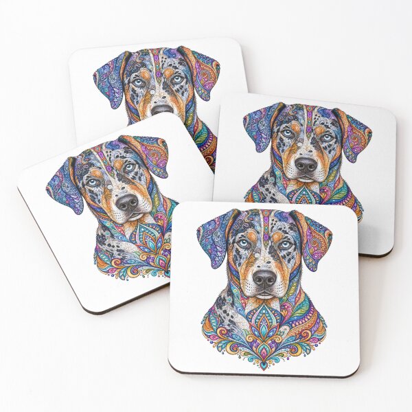 Item preview, Colorful Catahoula designed and sold by PaintedbyCarol.