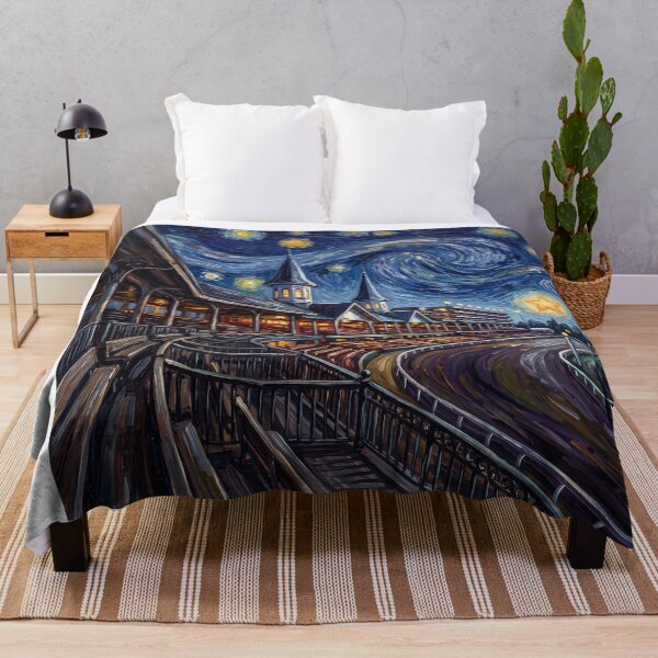 Artikelvorschau, Churchill Downs Under the Stars — Van Gogh Meets the Derby entworfen und verkauft von Bad-Decisions-Designs.