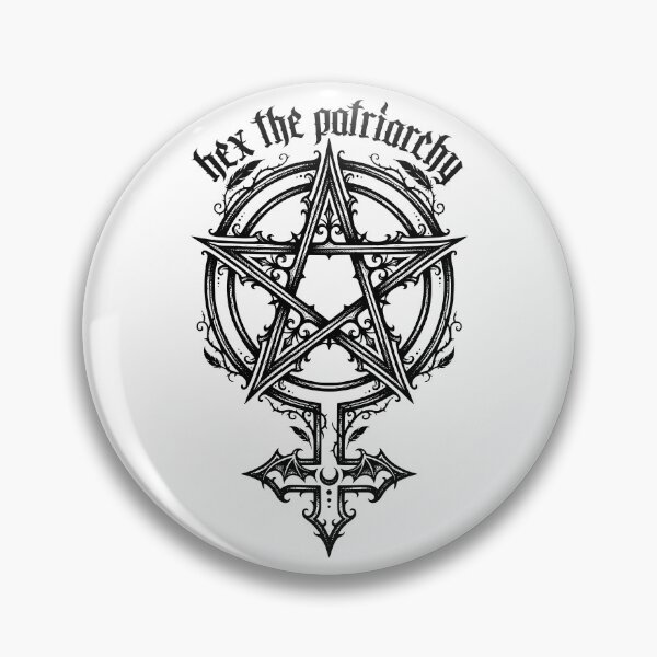 Item preview, Hex The Patriarchy Gothic Feminist Symbol Pentagram Witch designed and sold by GrandeDuc.