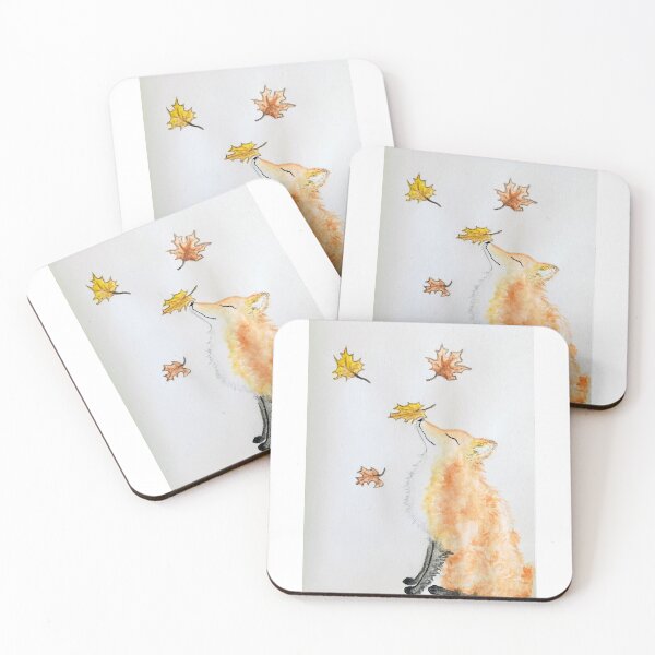 Artikelvorschau, Aquarellfuchs entworfen und verkauft von Faerylight.