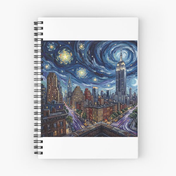 Artikelvorschau, Empire State Building — Van Gogh's New York entworfen und verkauft von Bad-Decisions-Designs.