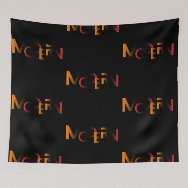 Aperçu de l'œuvre Typographie abstraite moderne | Lettrage contemporain audacieux créée et vendue par Detroja Typography.
