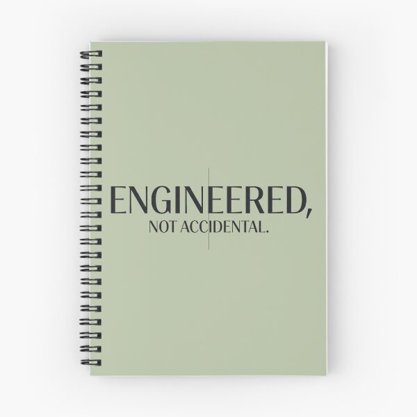 Item preview, Engineered Not Accidental Engineering Identity designed and sold by Amr Darwish Graphic designer.