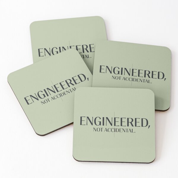 Item preview, Engineered Not Accidental Engineering Identity designed and sold by Amr Darwish Graphic designer.