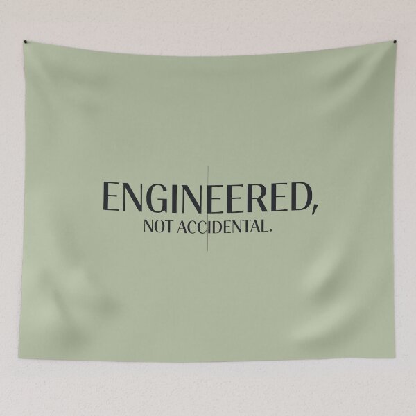 Item preview, Engineered Not Accidental Engineering Identity designed and sold by Amr Darwish Graphic designer.