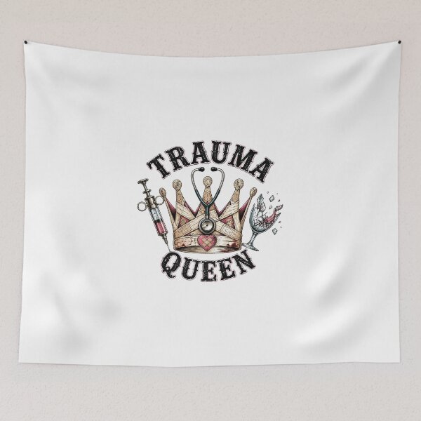 Item preview, Trauma Queen ER Nurse Grunge Nursing Student designed and sold by Créative touche .
