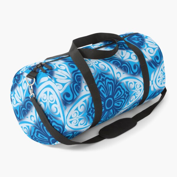 Item preview, Portuguese Ceramic Tile Motif | Light Blue & White Mediterranean Talavera Pattern designed and sold by Rukhscreations.