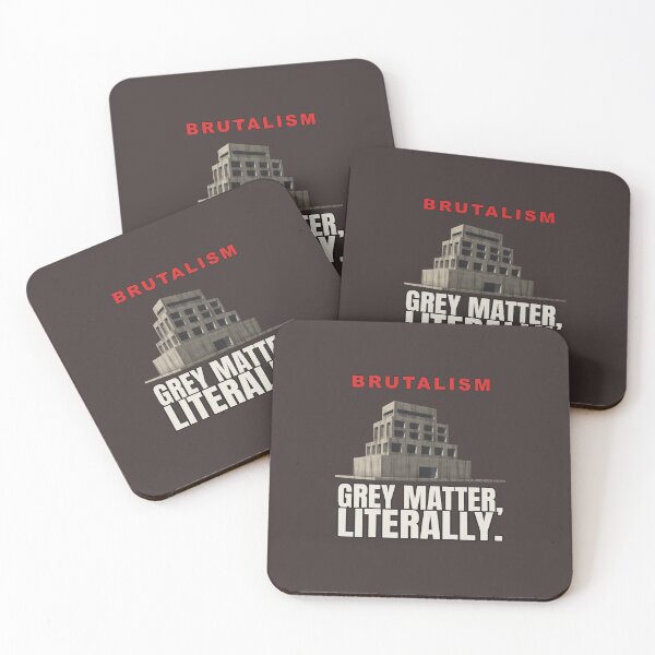 Item preview, Grey Matter, Literally – Brutalism Concrete Brain Pun designed and sold by TribeGlyph.