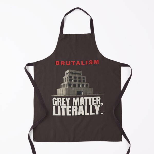 Item preview, Grey Matter, Literally – Brutalism Concrete Brain Pun designed and sold by TribeGlyph.