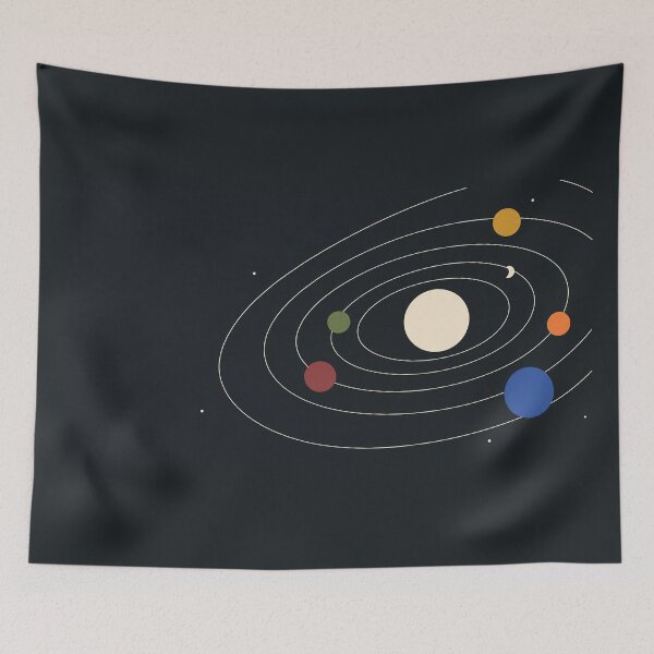 Item preview, Orbit Field – Abstract Astronomy Desk Mat designed and sold by astersgraphics.