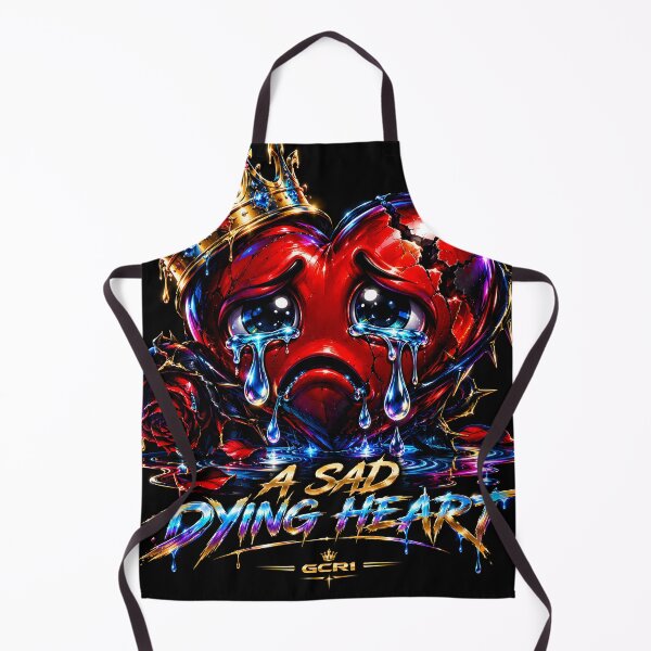 Item preview, A Sad Heart – Crying Heartbreak Emojis Neon Gothic Love Art | GCR1 designed and sold by GCR1.