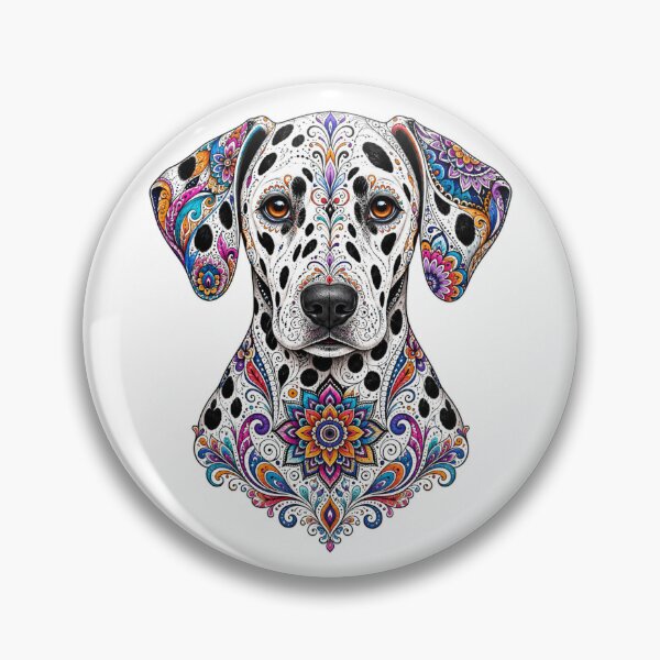 Item preview, Colorful Dalmatian designed and sold by PaintedbyCarol.
