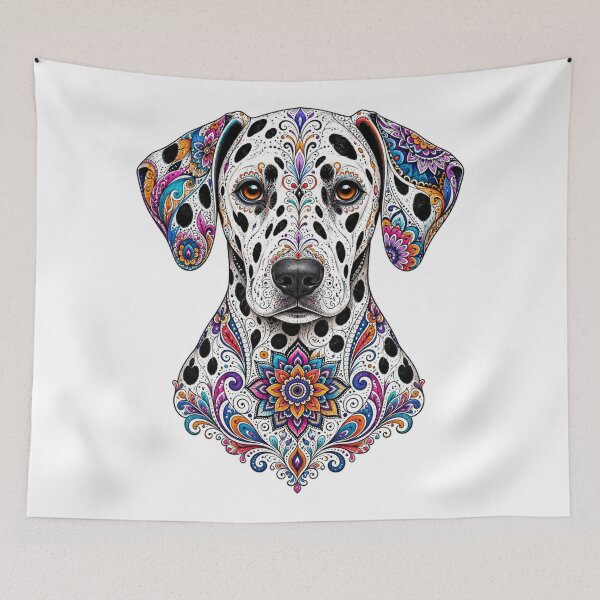 Item preview, Colorful Dalmatian designed and sold by PaintedbyCarol.