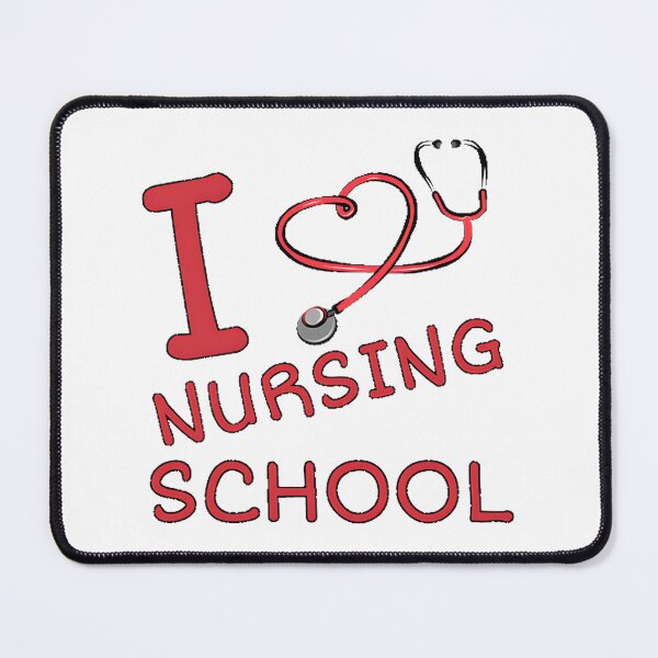 Item preview, I Love Nursing School Inspirational Design for Nursing Students and Healthcare Enthusiasts designed and sold by Mohamed-Fahim.