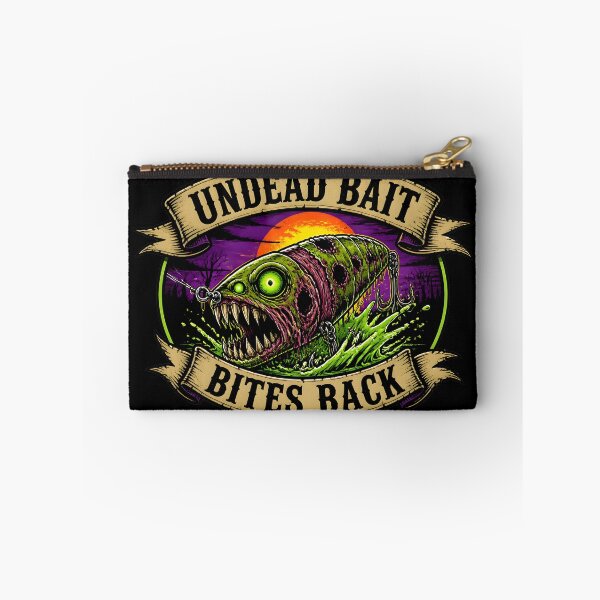 Item preview, Undead Bait Bites Back Zombie Fishing Lure Funny Monster Angler designed and sold by ThirdShiftLab.