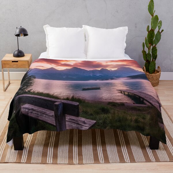 Item preview, Twilight Reflections on the Lake - Alpine Evening Serenity designed and sold by nhk999.