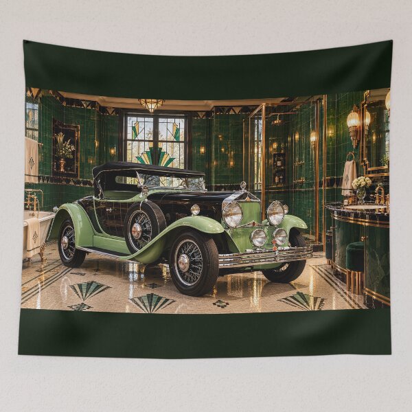 Item preview, Car wash Art Deco style designed and sold by andreisky.