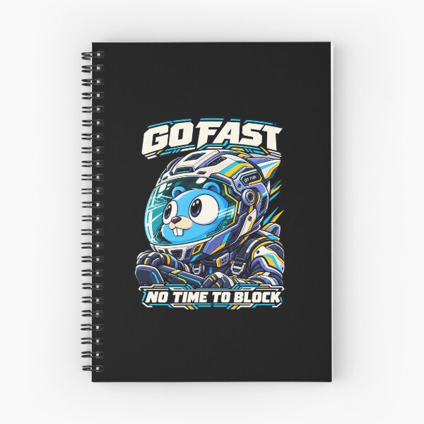 Artikelvorschau, Golang-Gopher-Maskottchen Go schnell entworfen und verkauft von Olena Du.