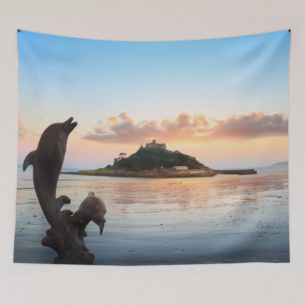 Item preview, The Dolphins and St Michael's Mount designed and sold by Terri Waters Photography & Design.