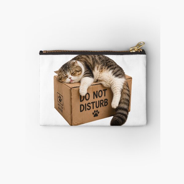 Item preview, Funny Do Not Disturb Box Cat designed and sold by UvooArt.