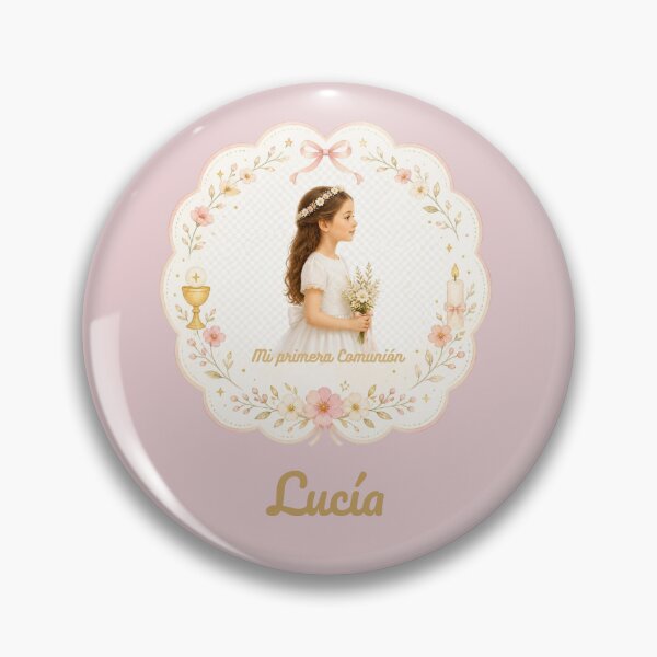 Item preview, First Holy Communion girl – My First Communion Lucia Watercolor Gift designed and sold by MarCapez.